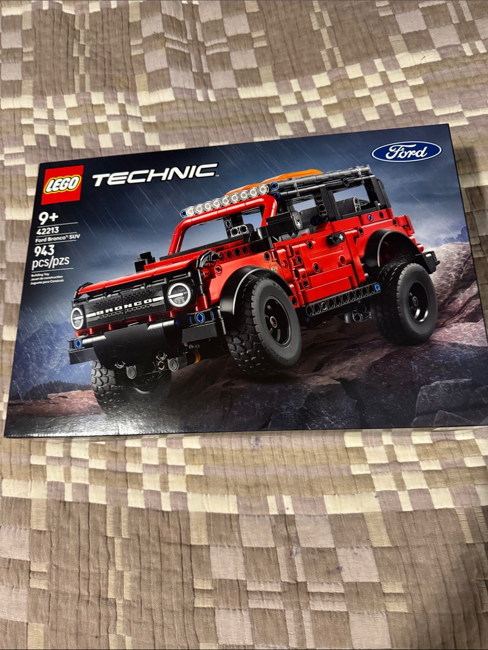 Lego Technic Red and Black Ford Bronco SUV Building Set